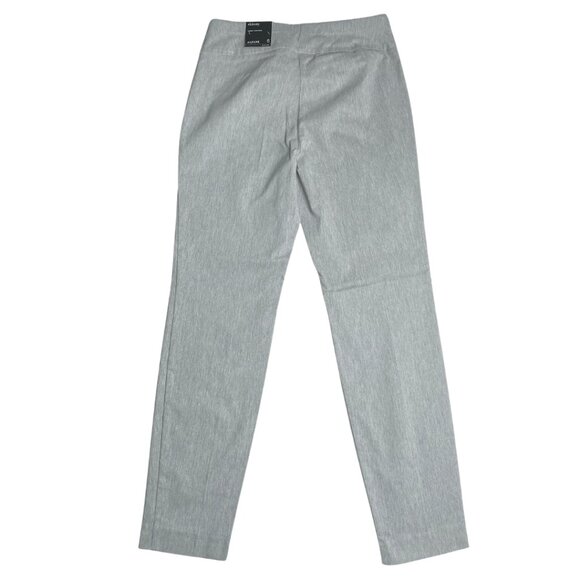 NWT Macy's Alfani LIGHT Grey Skinny Dress Pant Tummy Control Trouser, 6 - Picture 5 of 10